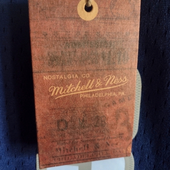 NWT ALLEN IVERSON GEORGETOWN HOYAS 95'-96' MITCHELL & NESS NAVY JERSEY SIZE XXL - Picture 11 of 16